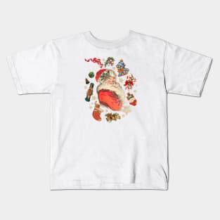 Santa Claus with Gifts Kids T-Shirt